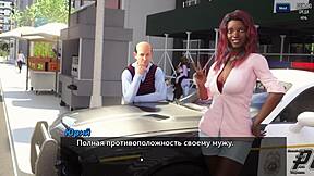 3D animated game with big tits and monster cock cumshot