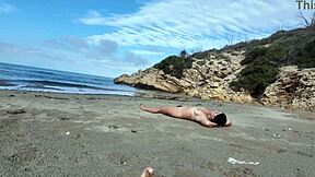 Stranger Fucking Hairy Nudist on Beach, Wow!