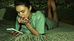 Skinny teen gets fucked hard by her neighbor's son