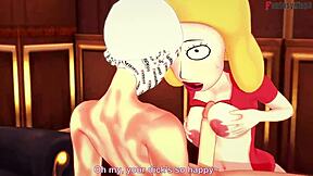Rick and Morty's wild adventure with Beth in hardcore porn