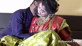 Hindi audio of a newlywed Indian girl's rough sex