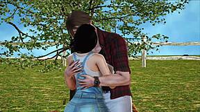 Mature farm girl's love for big cocks in 3D hentai