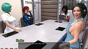 3D game with big-boobed cuties and maledom dominance