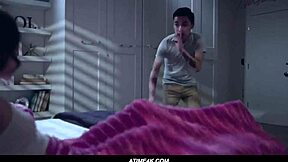 Step-sister Juan has a big dick and gets a blowjob, cunilingus and doggy style sex