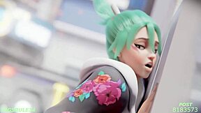 Animated 3D hentai video compilation with hot Game art