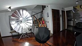Leila Dantas prepares for her first videos and photoshoots