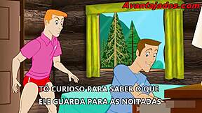 National gay porn with a Brazilian gay pornstar in a comic book style
