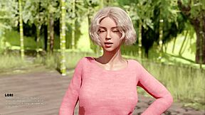 3D animated anime with POV gameplay and blonde heroine