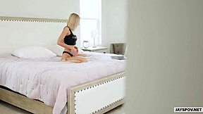 Canadian teen step-sis caught camming, gets drilled hard