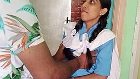 British schoolgirl gets rough anal sex with a daddy