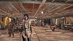 Chyler Leigh's top model status in Fallout 4 anime fashion