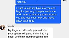 Chatting with my slutty girlfriend from America