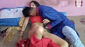 First Night Suhag Raat with Horny Amateur Wife