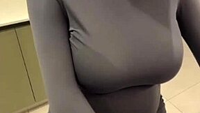 I have a crush on my stepmother with big breast with milk