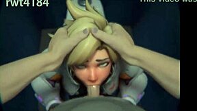 Overwatch compilation with anime-style sex scenes