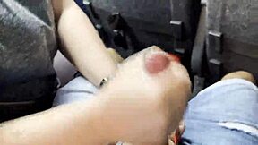Milf Gave RISKY BLOWJOB in Travel Bus - Hope No One Saw!