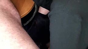 Redhead gets her big cock craving met outdoors