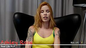 Hardcore sex and ass worship with teen pornstar Ashley Rose