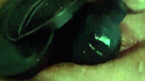 Solo pleasure with anal toys and breast play