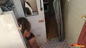 My husband's construction worker seduces me with his skills