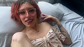 Horny babysitter gets naughty in taboo roleplay with stud