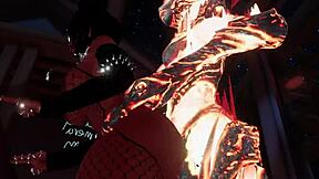 Hot animation of a Flamenco dancer in VR