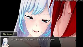 Naughty bunny girl gets eaten up in this 3D animated Vore hentai