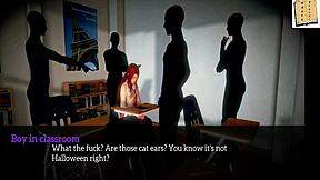 A family of five gets into some erotic trouble while playing video games
