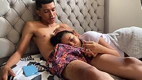 Gay teen gets a hard cock to cheer him up