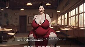 3D game of naughty MILF enjoying anal sex