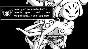 Damn, Spiderbang Undertale mod is wild group banging