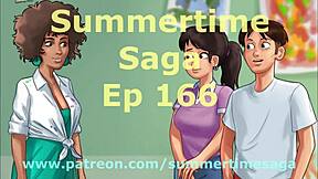 Steamy summer story in a porn video game