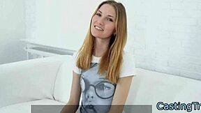 Amateur European beauty gets pussy fucked doggy style in a sex tape