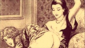 Cartoon porn from the good old days of anime