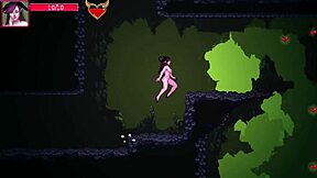 A succubus tempter in a pixel art style in the game Sinher