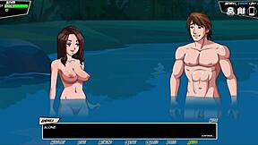 Andrea’s sweet Italian pussy in Paradise lust porn game