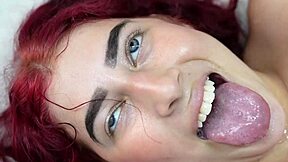 Beautiful Colombian girl Juliet gives great blowjobs in different positions