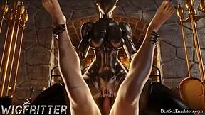 3D animated porn video with hot game like action