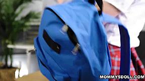 Stepmoms and stepdaughters get naughty in the classroom