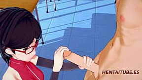 Boku no Hero Boruto: Asian schoolgirls in hardcore hentai 3D