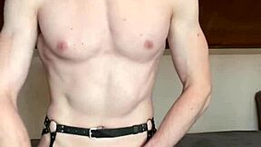 Young Belgian twink's anal adventures with toys and more