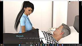 Curvy beauty gets her hunger fulfilled in a 3D cartoon threesome