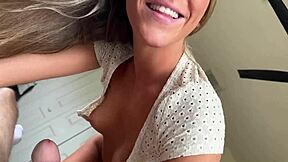 Perfect Blonde Addison Vodka Dominates in Household Fantasy Roleplay
