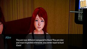 3D erotic game with small boobed teens and ecchi actions