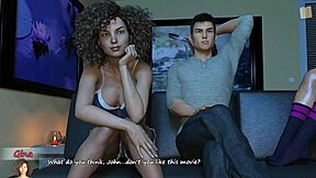 Big city pleasures 14: A cartoon-style adult game with big tits and big ass lovers