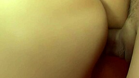 Big tits homemade brunette gets anal in the kitchen