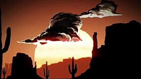 Wanna ride a monster cock in wild west cartoon action?