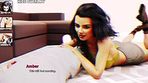 3D animated college party with hot sex and blowjobs