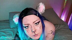 Big ass girl enjoys anal toys and masturbation