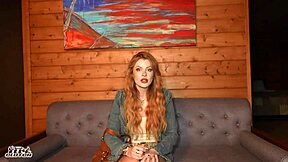 Redhead's wild ride with big cock and rough sex